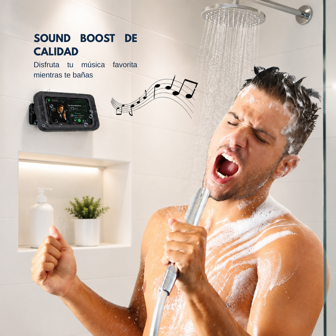 Soporte Impermeable para Celular con rotación de 360°